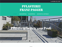 Tablet Screenshot of pflasterei-franz-pagger.at
